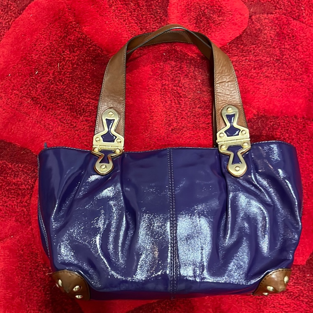 LIKE NEW gorgeous eggplant Michael Kors “Joplin” shoulder satchel.